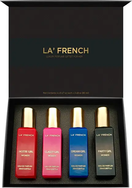 La French Luxury Giftset For Her 4 x 20ml Eau de Parfum - 80 ml (For men) - Image 2