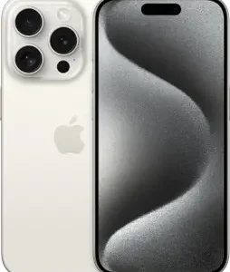 Apple iPhone 15 Pro (White Titanium, 128 GB)
